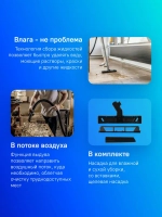 Строительный пылесос Karcher WD 2 Plus V-12/4/18 1000Вт (уборка: сухая/сбор воды) желтый