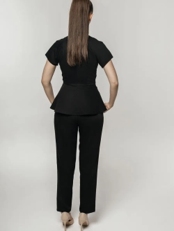 Брюки медицинские черные стрейч