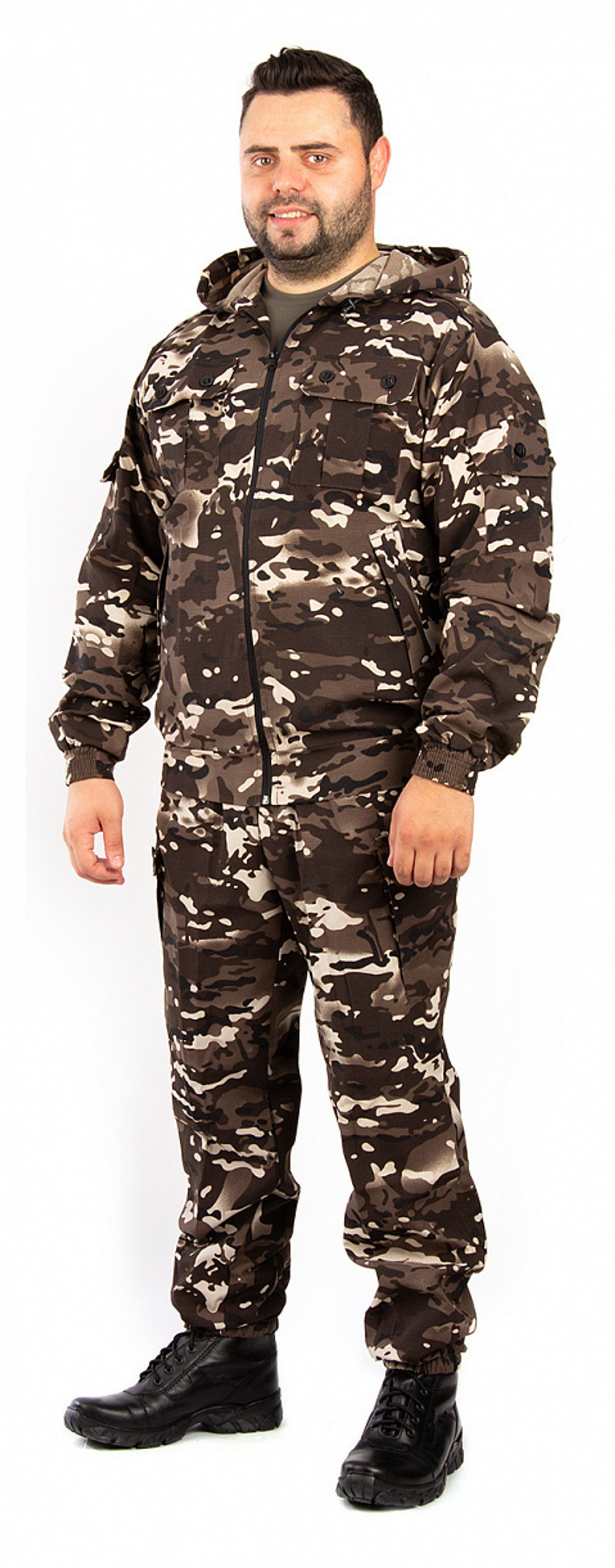 Летний мужской костюм Орион Спецназ (РипСтоп)  Тёмный мультикам