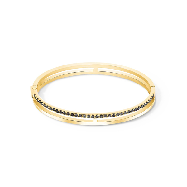 Браслет Coeur de Lion Black-Gold 0136/32-1316 17