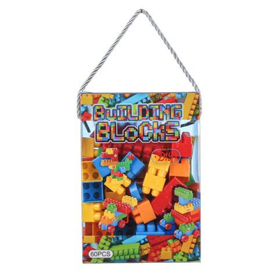 Конструктор блочный 60 элементов, контейнер 5542