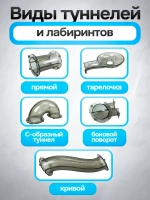Магнитный конструктор светящийся 144 детали