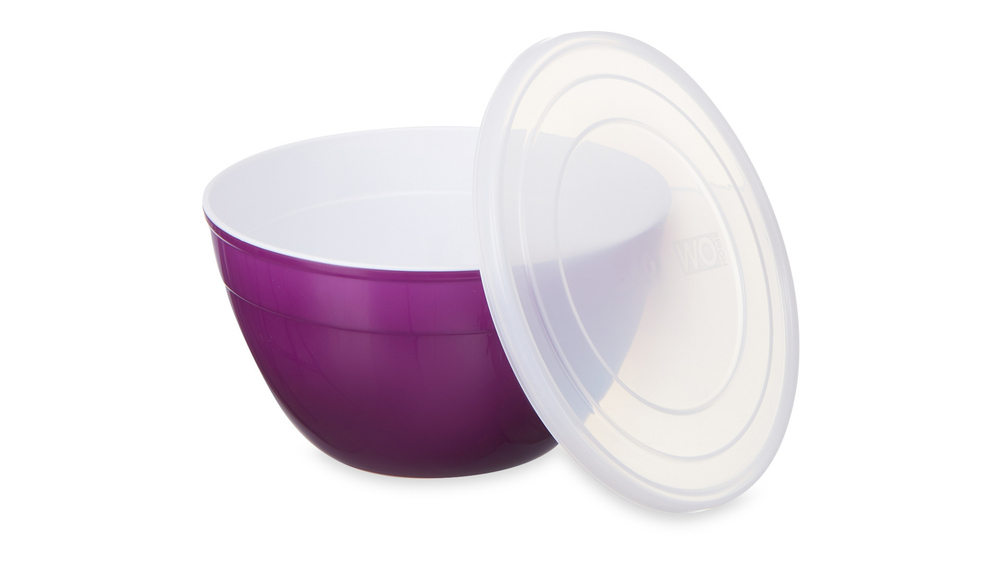 Миска для смешивания 2л Wo Home Valencia фиолетовая