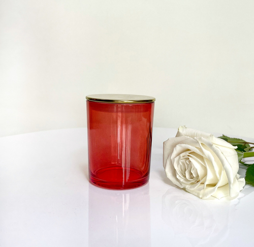 Стакан красный для свечей