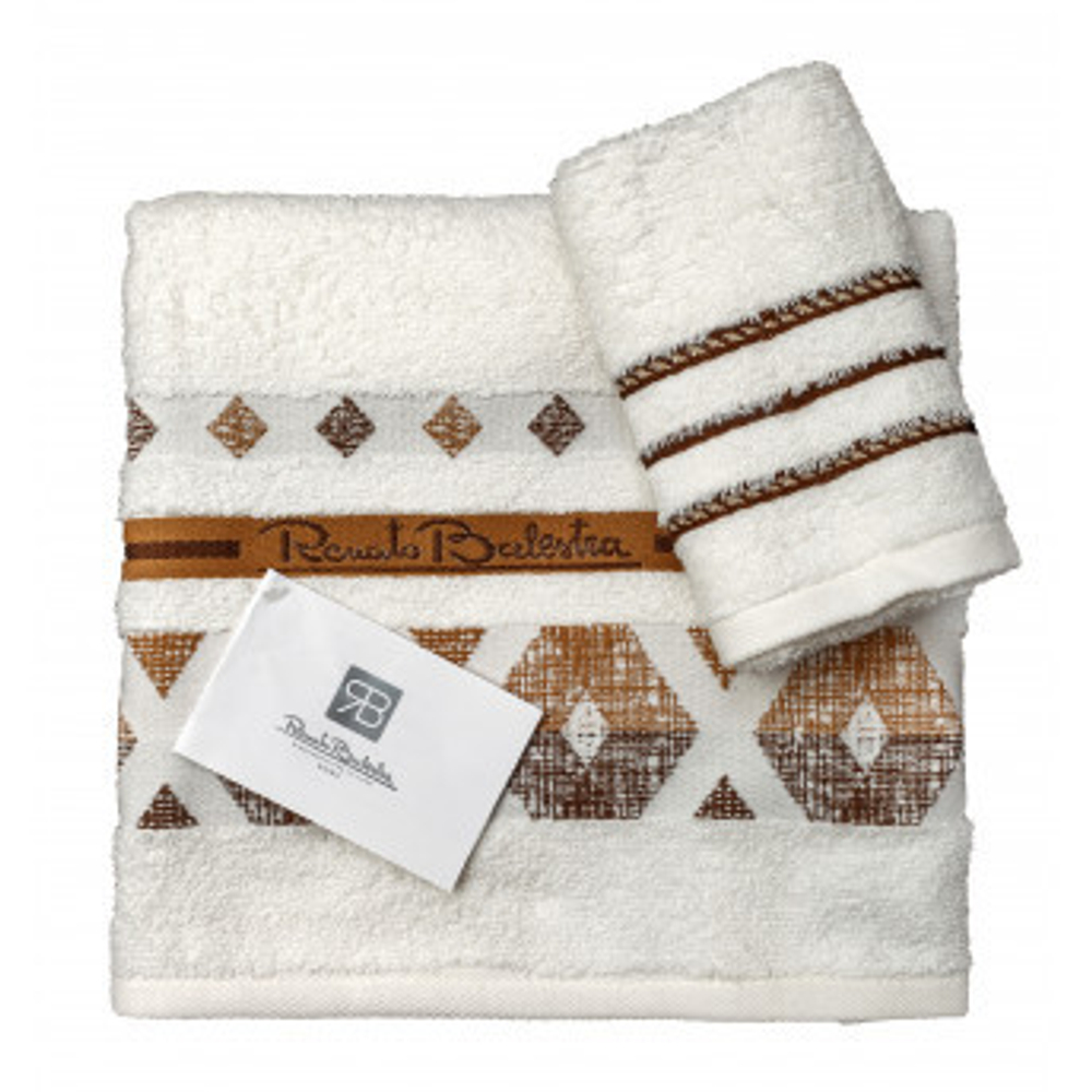 Набор полотенец 2шт Renato Balestra Невада Panna светло-бежевый