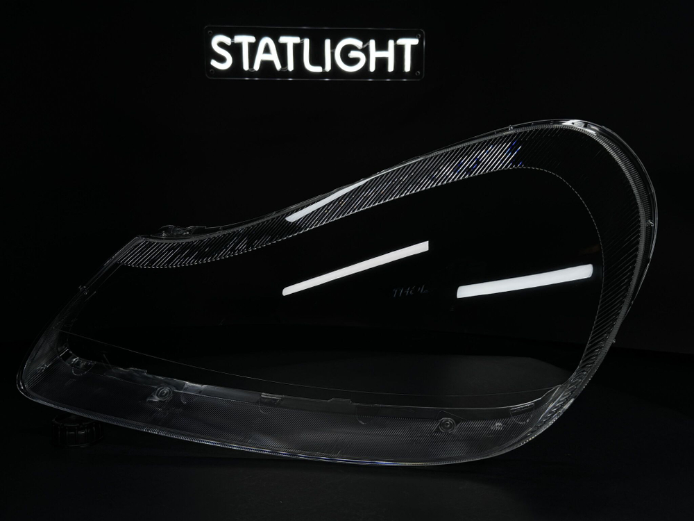 Левое стекло фары Porsche Cayenne 957 2007-2010