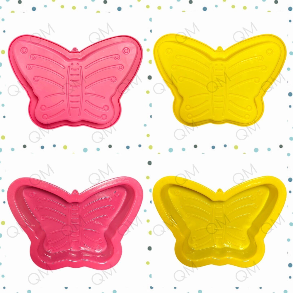 Форма силиконовая "Бабочка" 28 х 21 см (цвета МИКС)