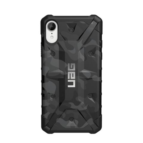 Чехол UAG Pathfinder SE Camo Series для Apple iPhone Xr тёмный камуфляж (Midnight)