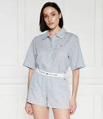 Льняная пижамы Ithaca Tommy Hilfiger - голубой(UW0UW04519)