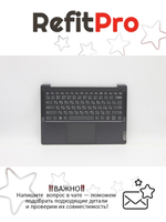 Верхняя панель с клавиатурой (топкейс) для ноутбука Lenovo IdeaPad 5 Pro-14ITL6. раскладка - русская, без подсветки, серая (5CB1C04949), оригинал