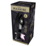 Анальная втулка Adrien Lastic Mini Metal Butt L 9 см с кристаллом