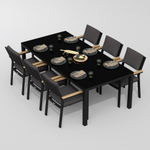 Стол обеденный Ideal Patio КАНА карбон 200x100