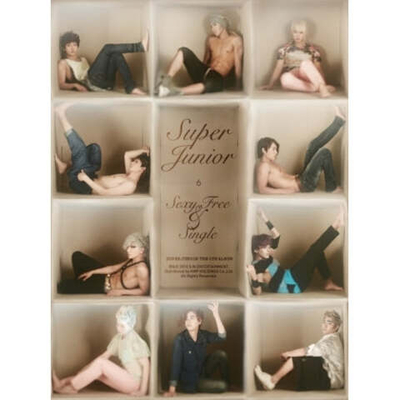 Альбом SUPER JUNIOR - SEXY, FREE & SINGLE 6th Album B Type