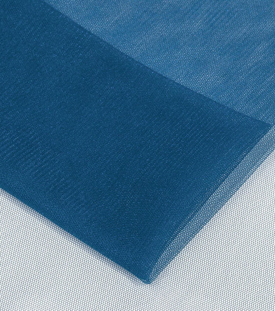 Фатин бирюза темная, CRYSTAL SHINING TULL C70