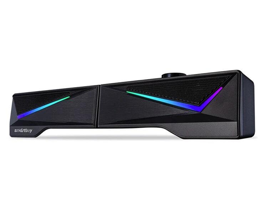 Компьютерные колонки 2.0 SmartBuy KOGG, мощность 6Вт, USB, RGB,черные (SBA-4350)