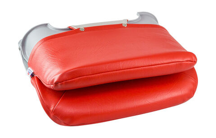 Сиденье мягкое складное Skipper, красно-серое