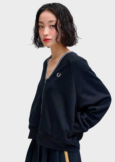 Толстовка FRED PERRY Sheer Tipped Swtshrt Cardigan