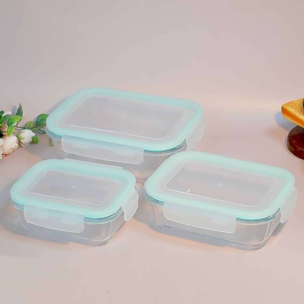 Набор емкостей для хранения продуктов 3 предмета (350мл, 620мл, 1030мл), TW-11