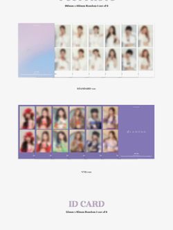 Альбом TRI.BE - DIAMOND 4th Single Album 2 Version SET