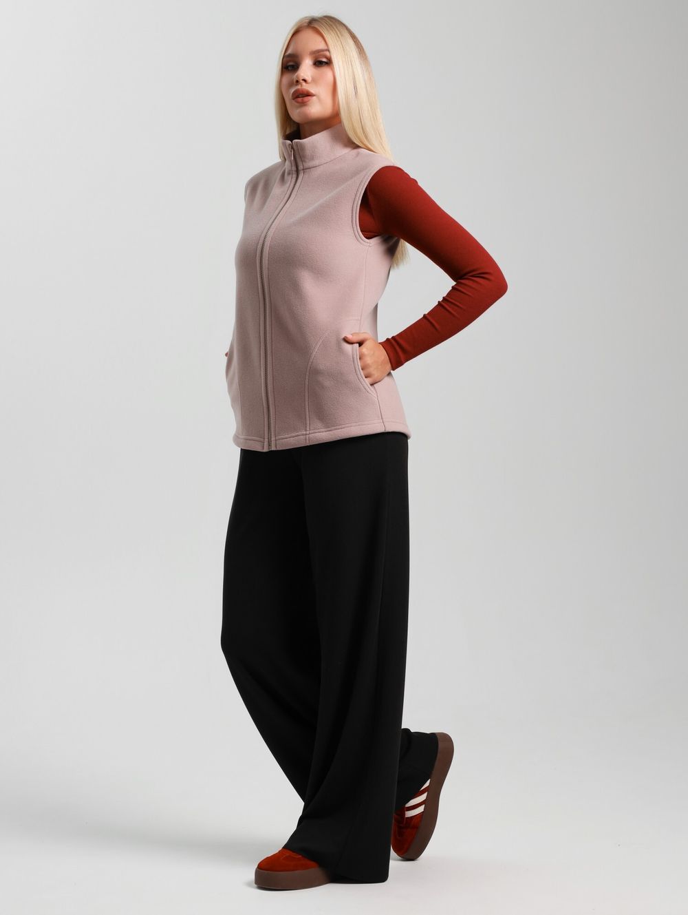 Толстовка (жилетка) Орбита Виотекс КАКАО