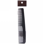Расческа комбинированная «Мужская», цвет черный, 22см.●