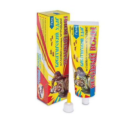 Гель от муравьев Великий воин 80гр туба ВХ