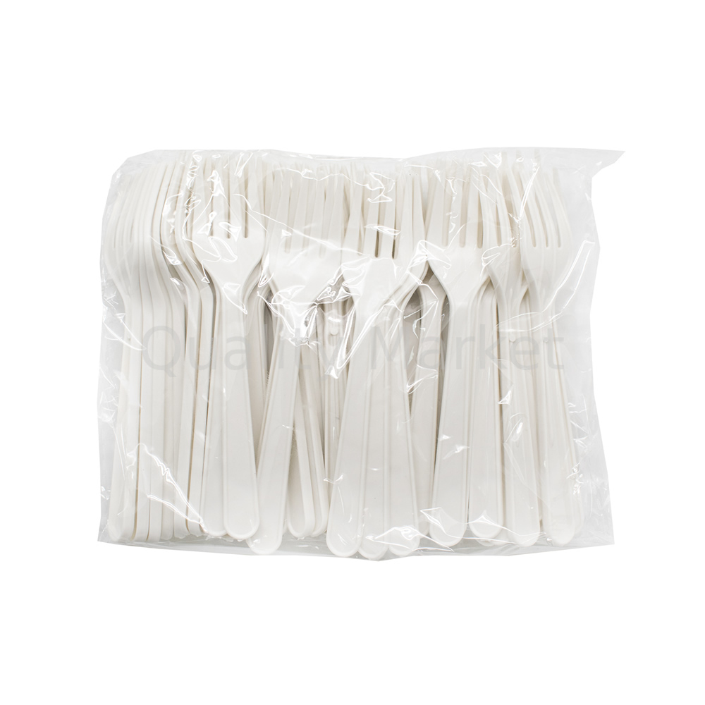 Вилка  125 мм  кукурузный крахмал (50шт/1000шт)