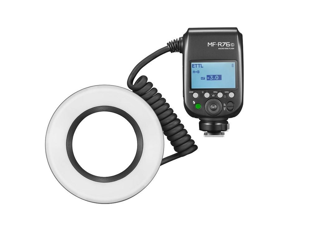 Вспышка Godox MF-R76C TTL для Canon для макросъемки