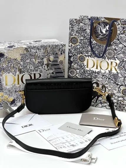 Сумка Dior Bobby East-west черный