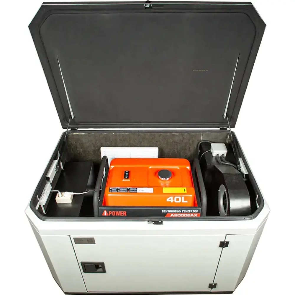 A-iPower A9000EAX бензиновый генератор в кожухе 1400SS RAL 7035 УТ-11182382