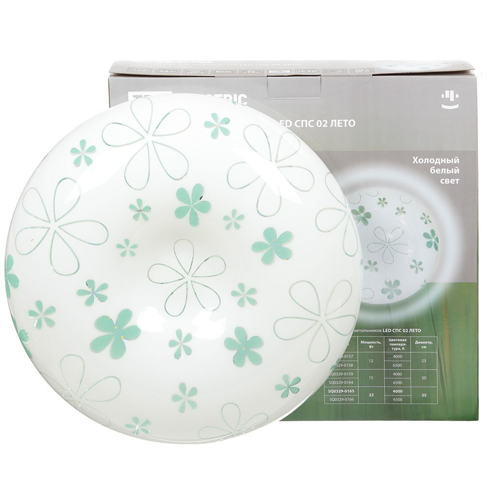 Светильник светодиод, TDM, СПС 02 Лето, 22 Вт, 4000 К, IP20, 35х35х10 см, бел, SQ0329-0165