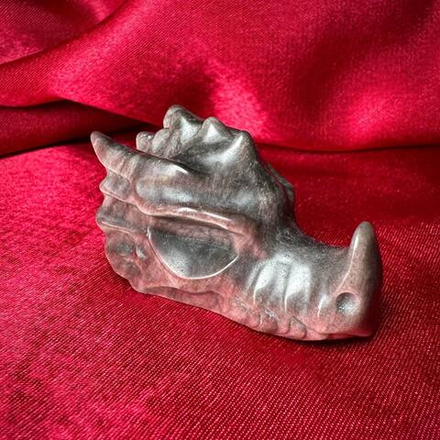 Фигура из Серебристого Обсидиана (Дракон)