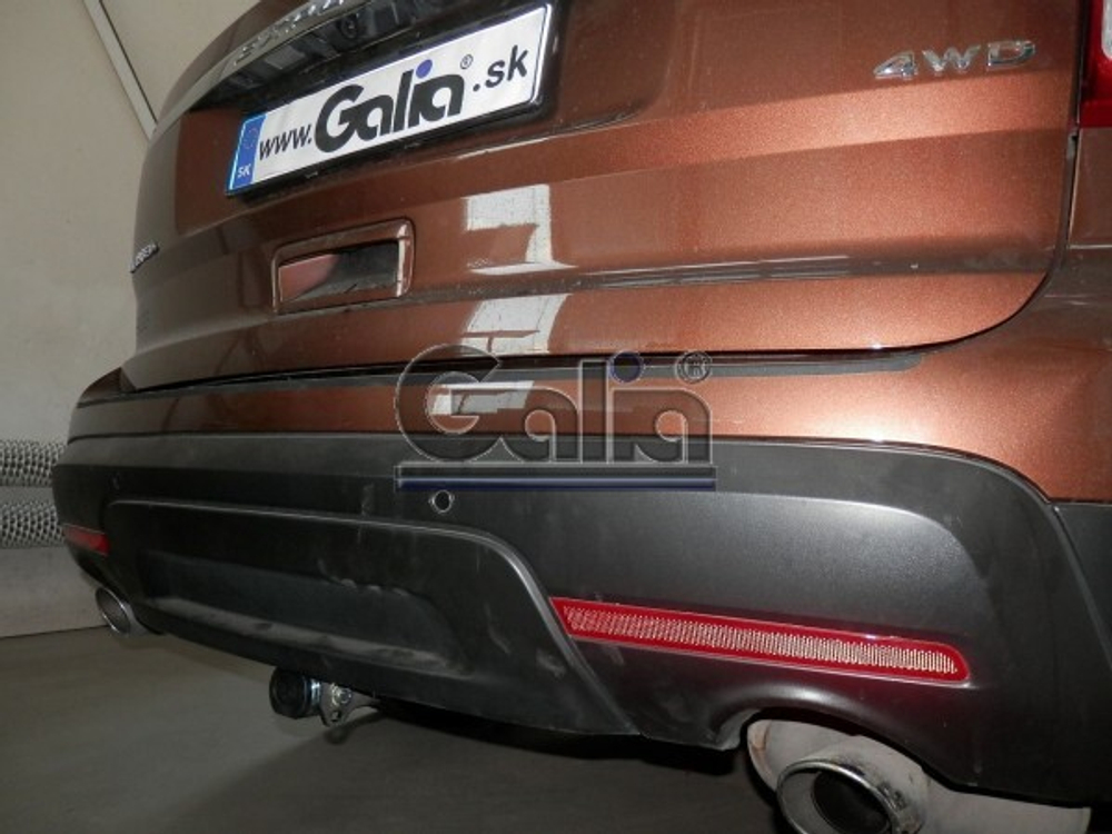 Фаркоп оцинкованный Galia F123C для Ford Explorer 2011-(паспорт и сертификат в комплекте)(без электрики)
