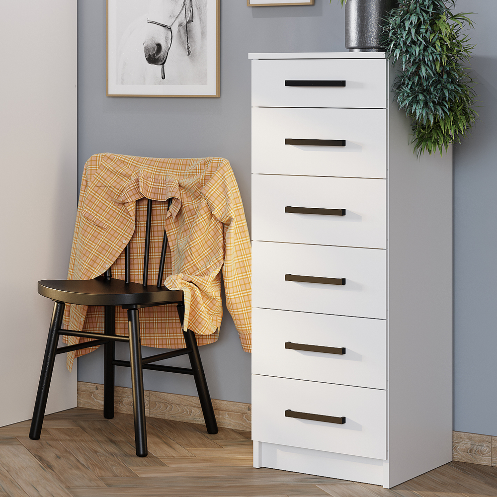 Комод Фьюжн КМ-04 белый