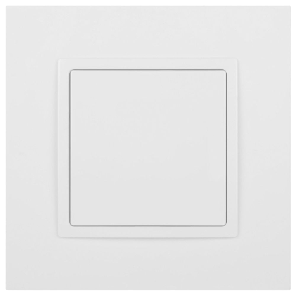 Кнопка ЭРА Elegance 14-1111-01М , 10АХ-250В, белый матовый