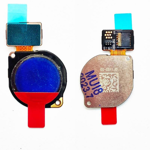 Шлейф для Huawei P30 Lite/Y6p/Y6 2019/Honor 10 Lite сканер отпечатка пальцев Синий