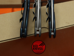 Нож Spyderco Tenacious R.I.L. Blue TitaniumC122TIBLBK - темный клинок, титан анодированный