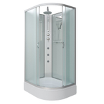 Душевая кабина Niagara Classic NG-33194-14LBKTG (110х90х210) средний поддон(26см),стекло матовое,4 места