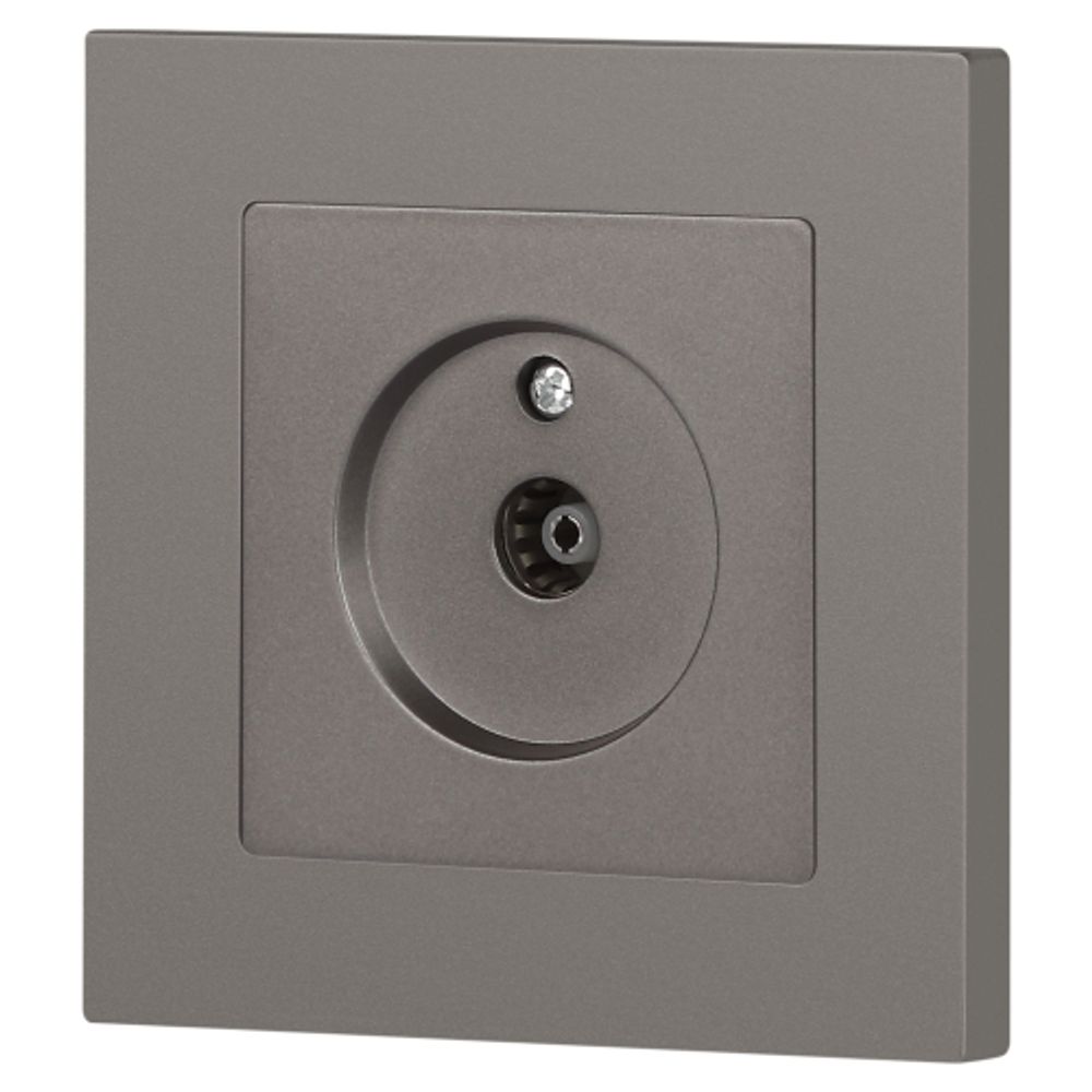 Розетка Intro Accent 6-301-09 TV одиночная, IP20, СУ, титан | Intro