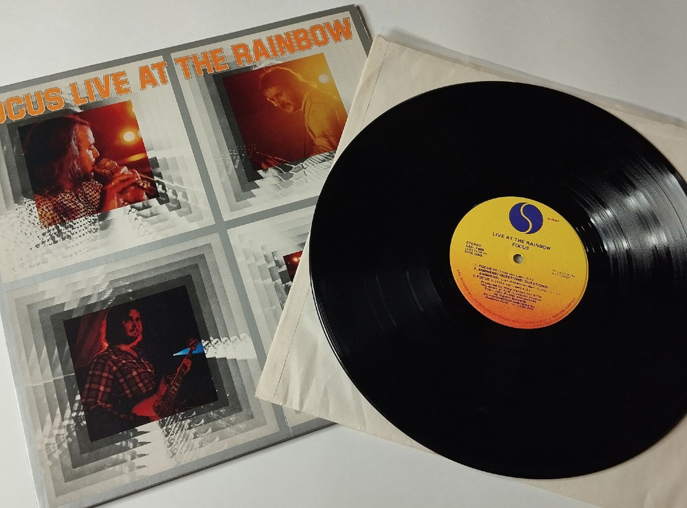 Винтажная виниловая пластинка LP Focus Live At The Rainbow (USA 1973) Hocus Pocus