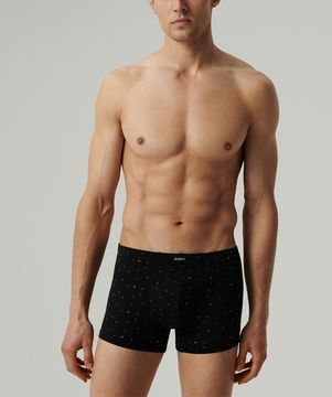 Трусы мужские боксеры (3шт), Atlantic 3MH-204, хлопок, черный + зеленый + графитовый