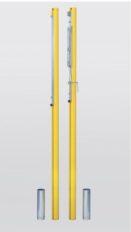 Круглые столбы для пляжного тенниса/волейбола (со стаканами)