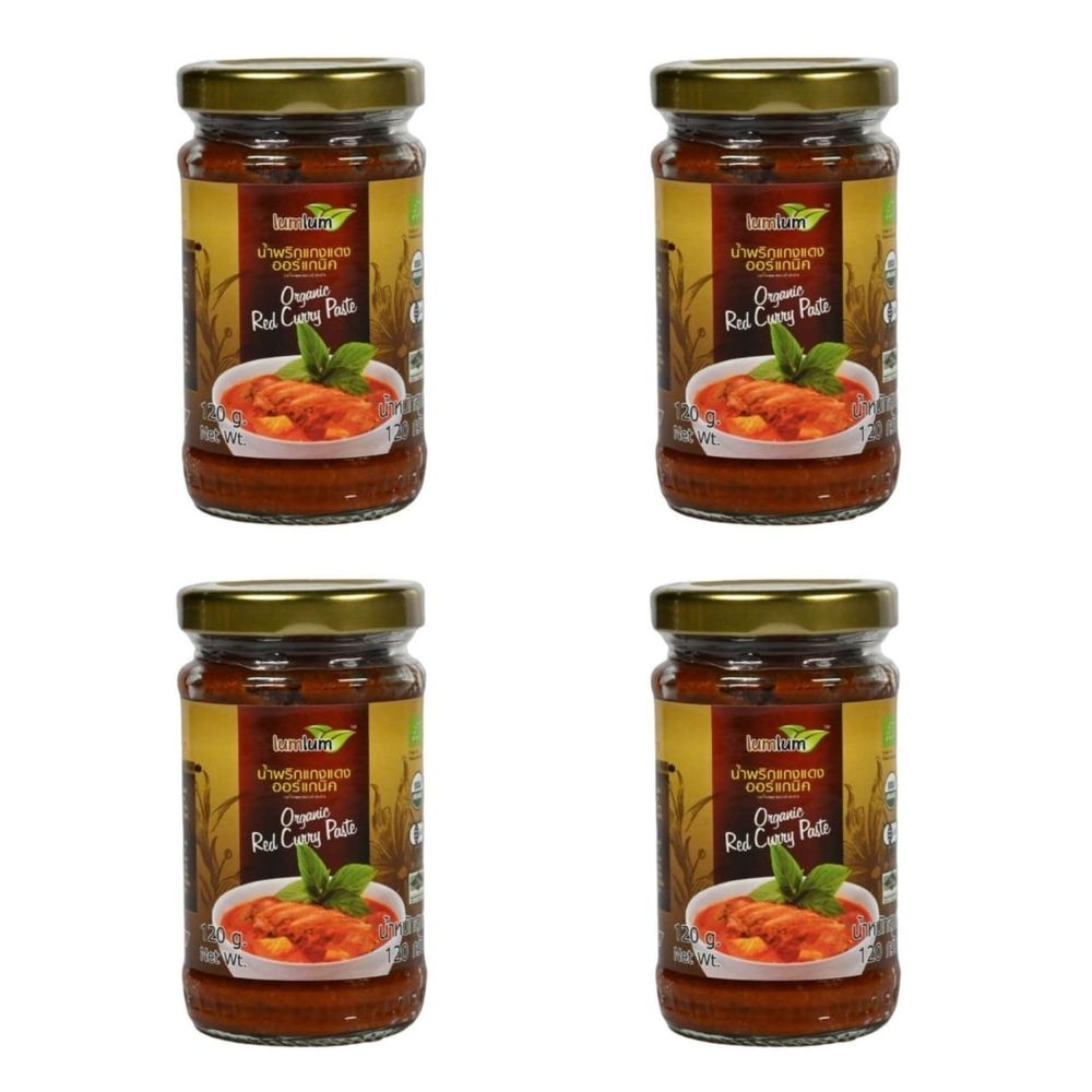 Паста Lum Lum Organic Карри красная 120 мл x 4 шт