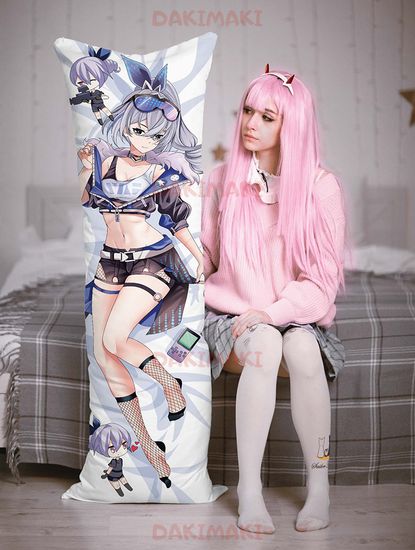 Дакимакура Серебряный Волк арт. 0877