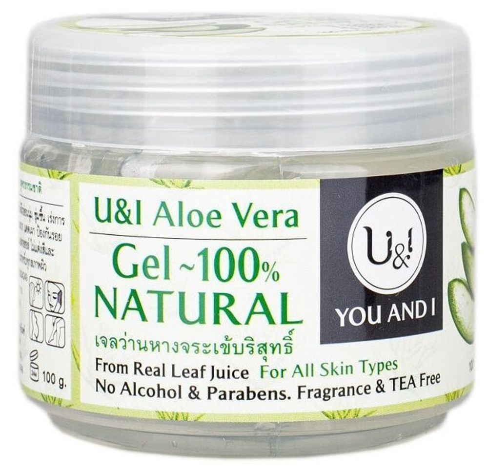 Гель для тела U&amp;I Aloe Vera Natural натуральный, 100 г