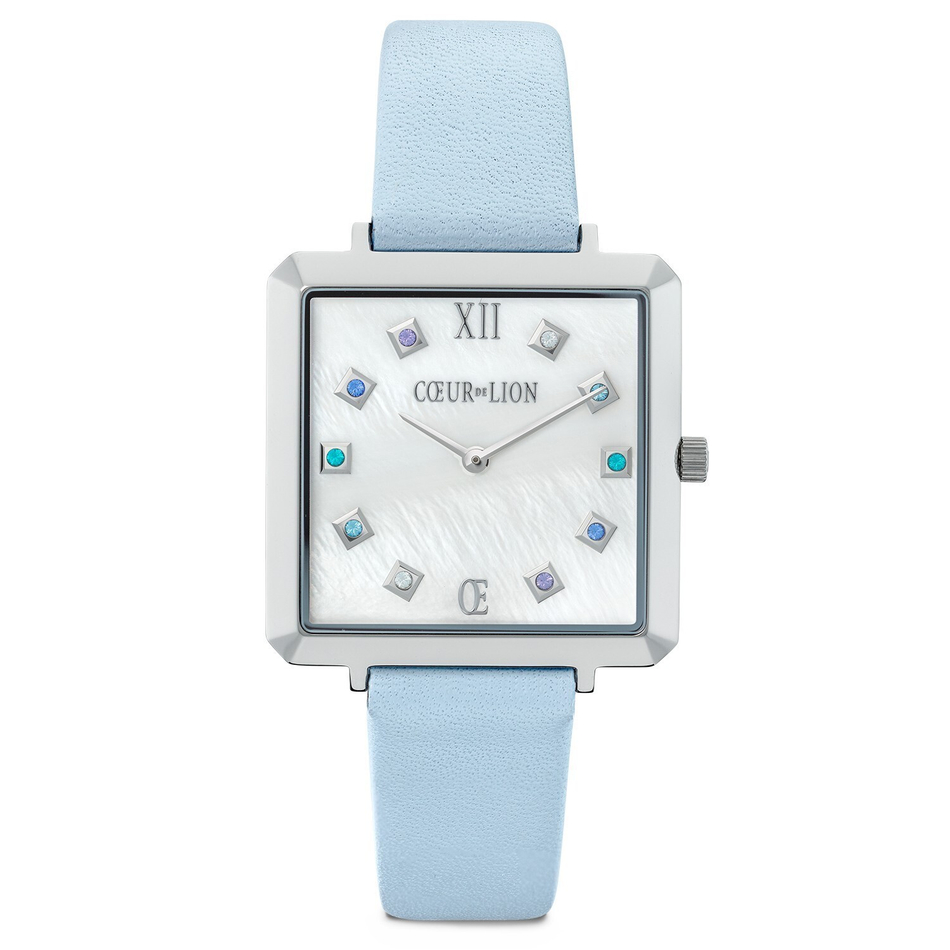 Часы Coeur de Lion Light Blue-Mother of pearl 7630/71-0753 цвет голубой, серебряный