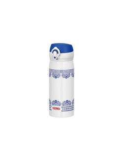 Термокружка Thermos JNL-402-BLWH SS (0,4 литра), бело-синяя
