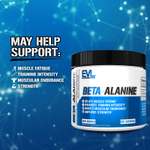 EVLution Nutrition, Бета-аланин, без добавок, 200 г (7,05 унции)