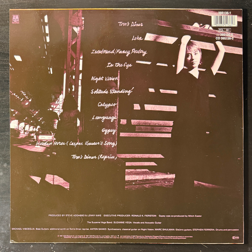 Suzanne Vega - Solitude Standing (Германия 1987г.)