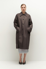 Тренч прямого кроя